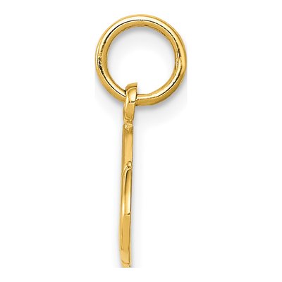 14K Yellow Gold Football Pendant – view 3