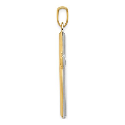 14K Yellow Gold Reversible Cross Pendant – view 3