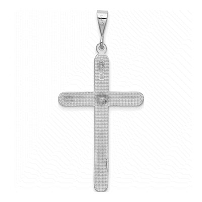 14K White Gold Cross Pendant – view 4