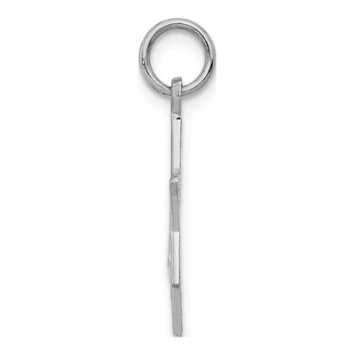 14K White Gold Star of David Pendant – view 3