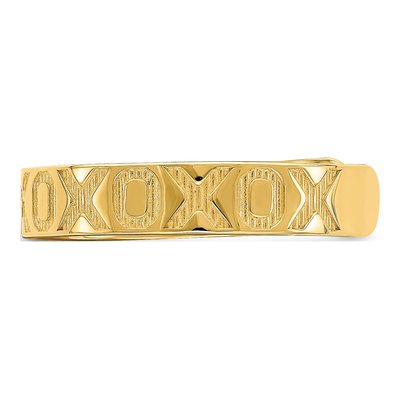 14K Yellow Gold Pattern Toe Ring – view 4