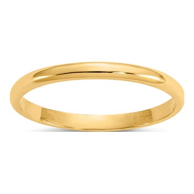 14K Yellow Gold Baby Ring