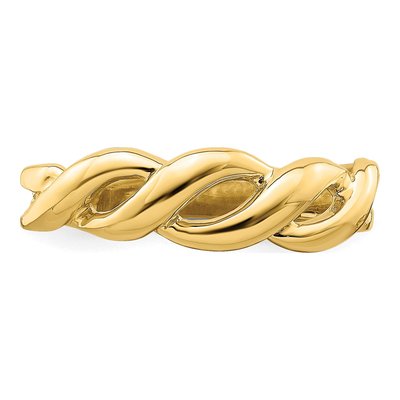 14K Yellow Gold Freeform Twist Ring – view 5