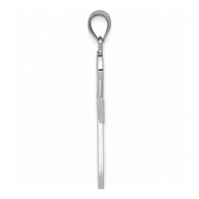 14K White Gold Ankh Cross Pendant – view 3