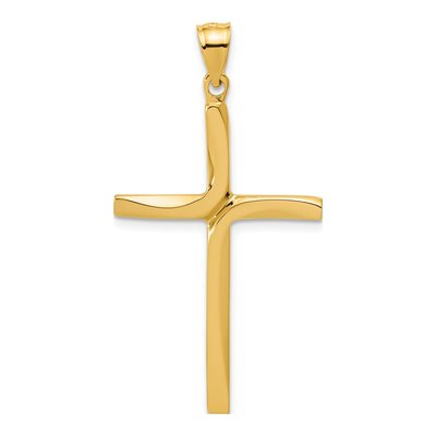 14K Yellow Gold Cross Pendant