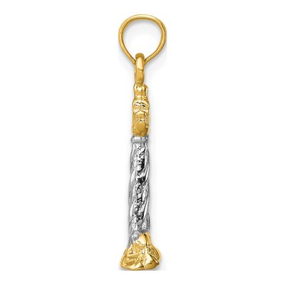 14K Yellow Gold St Augustine Lighthouse Pendant – view 3