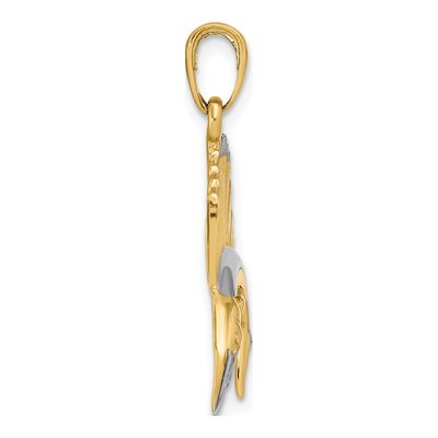 14K Yellow Gold Sailfish Pendant – view 3