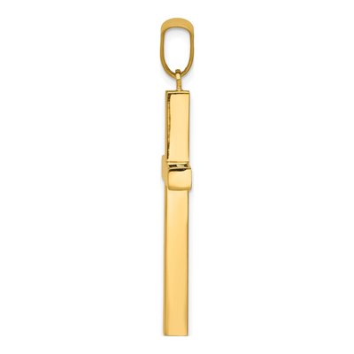 14K Yellow Gold Latin Cross Pendant – view 3