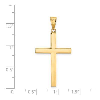 14K Yellow Gold Latin Cross Pendant – view 4