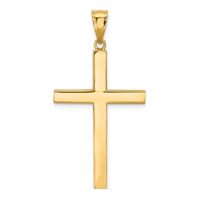 14K Yellow Gold Latin Cross Pendant