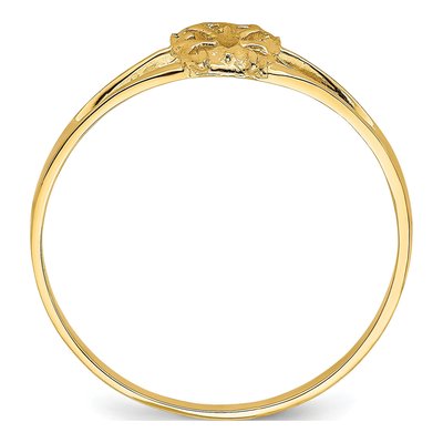 14K Yellow Gold Mini Butterfly Ring – view 3