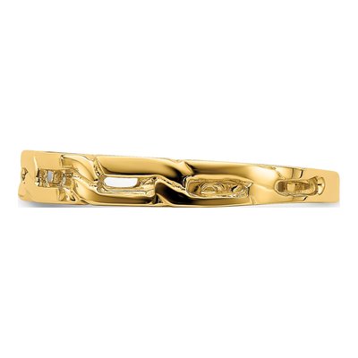 14K Yellow Gold Five Link Band – view 4