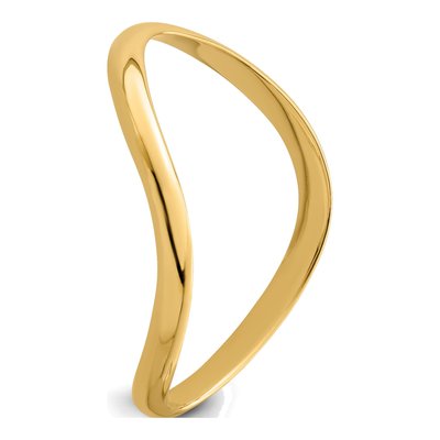 14K Yellow Gold Wave Thumb Ring – view 8