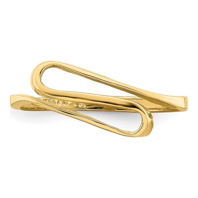 14K Yellow Gold Swirl Ring – view 6