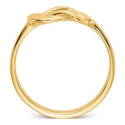 14K Yellow Gold Freeform Knot Ring – view 3