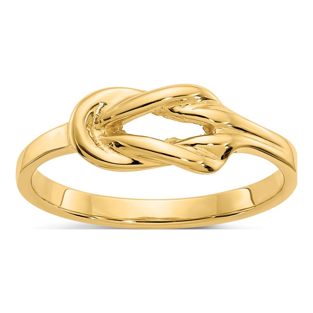 14K Yellow Gold Freeform Knot Ring