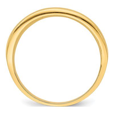 14K Yellow Gold Mesh Tapered Band – view 3