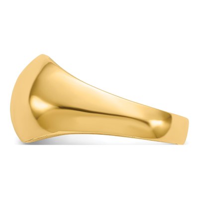 14K Yellow Gold Domed Cigar Band – view 5