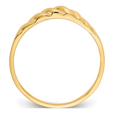 14K Yellow Gold Valley Dome Ring – view 3