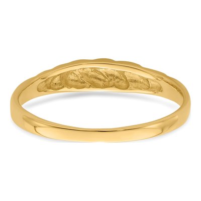 14K Yellow Gold Valley Dome Ring – view 7