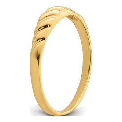 14K Yellow Gold Valley Dome Ring – view 8