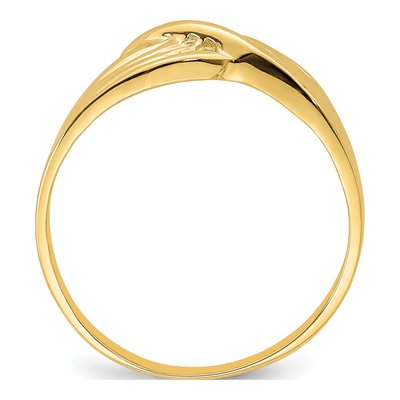 14K Yellow Gold Freeform Ring – view 3