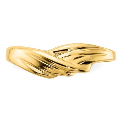 14K Yellow Gold Freeform Ring – view 5