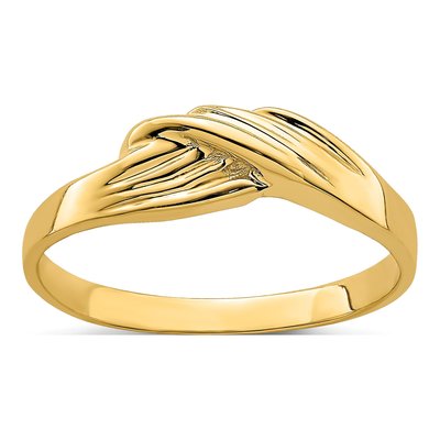 14K Yellow Gold Freeform Ring