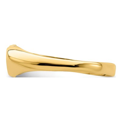 14K Yellow Gold Double Heart Cut-Out Ring – view 4