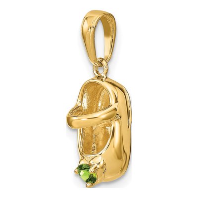 14K Yellow Gold Baby Shoe Charm – view 6