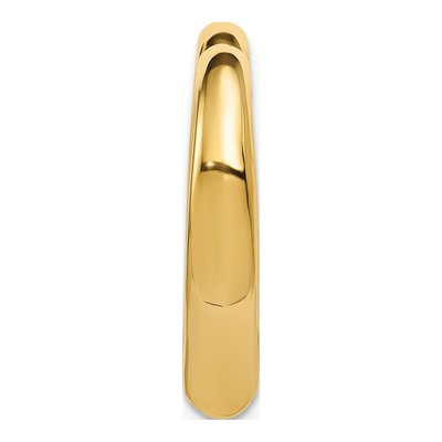 14K Yellow Gold Floating Heart Slide Pendant – view 3