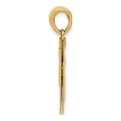 14K Two-Tone Gold Enameled Book Charm – view 3