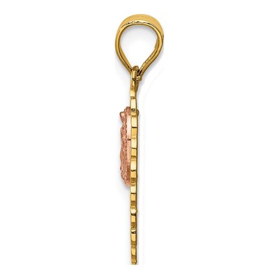 14K Two-Tone Gold Our of Guadalupe Pendant – view 3