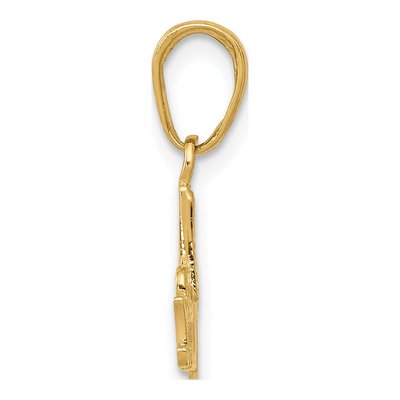 14K Yellow Gold MOM Number 1 Pendant – view 3