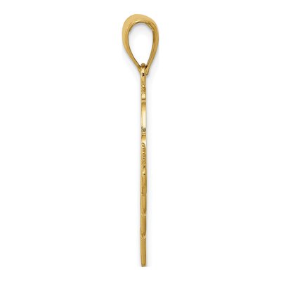 14K Yellow Gold Grandma Birthstone Holder Pendant – view 3