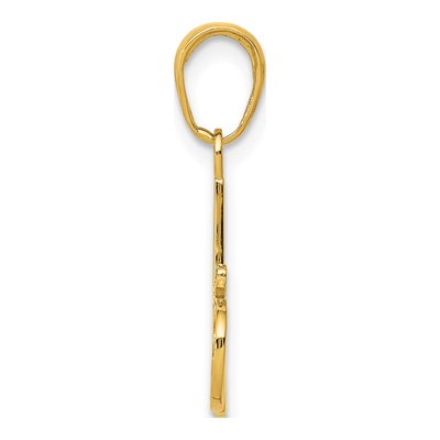 14K Yellow Gold NANA Number 1 Pendant – view 3