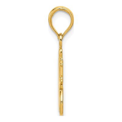14K Yellow Gold Great Grandmother Number 1 Charm – view 3