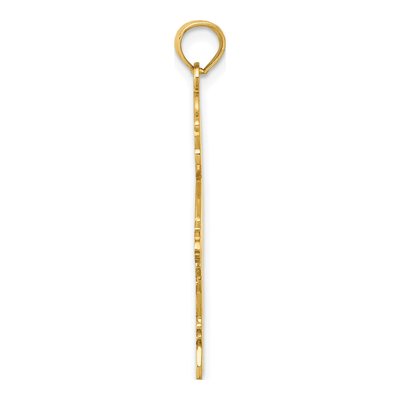 14K Yellow Gold Boy Pendant – view 3