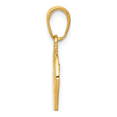 14K Yellow Gold Boy Pendant – view 3