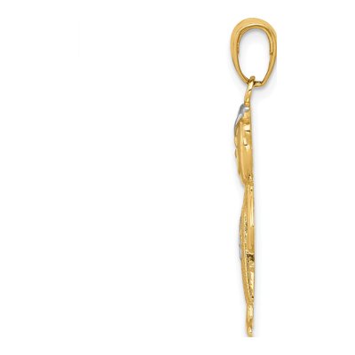 14K Yellow Gold Boy Pendant – view 3