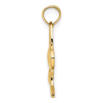 14K Yellow Gold Girl Charm – view 3