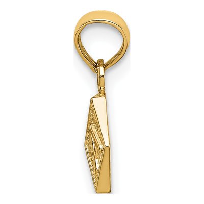 14K Yellow Gold Apple Baby Block Charm – view 3
