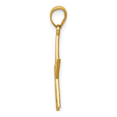 14K Yellow Gold Filigree Star Pendant – view 3