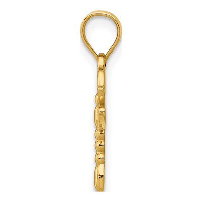 14K Yellow Gold Dragonfly Pendant – view 3