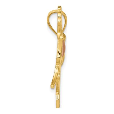 14K Two-Tone Gold Horse Charm – view 3