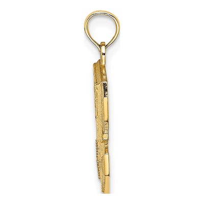 14K Yellow Gold Computer Whiz Pendant – view 3