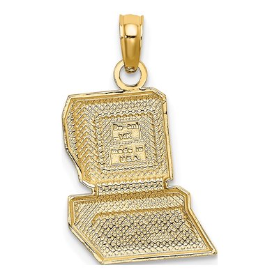 14K Yellow Gold Computer Whiz Pendant – view 5