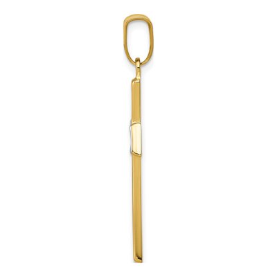 14K Yellow Gold Cross Pendant – view 3
