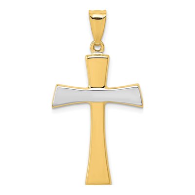 14K Yellow Gold Cross Pendant