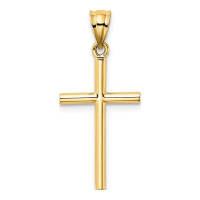 14K Yellow Gold Cross Pendant – view 4